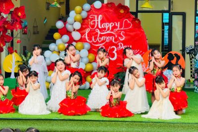 Chương trình văn nghệ chào mừng ngày 8/3 tại Trường Mầm non Thanh Châu